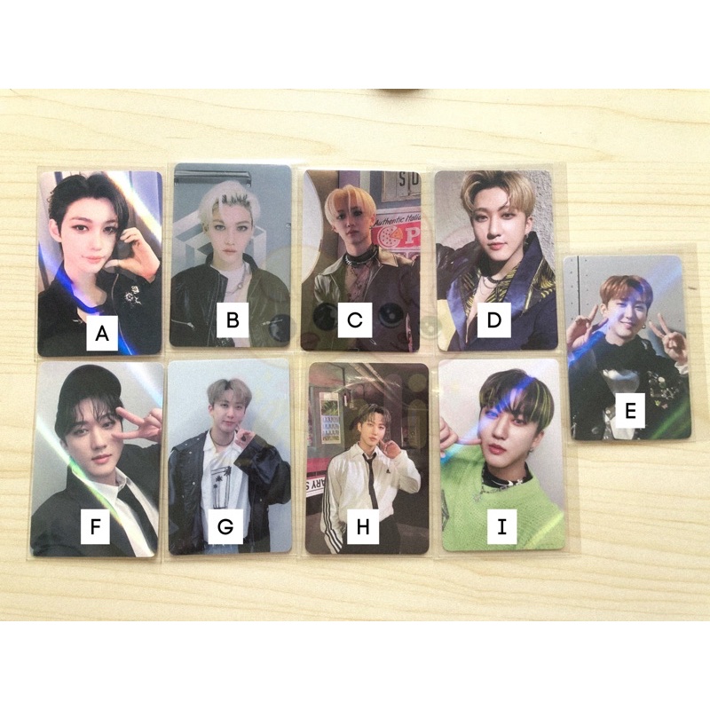 Photocard Felix Changbin Stray Kids skz bene maxident oddinary makestar LD SW R1 R2 aladin jewel mup
