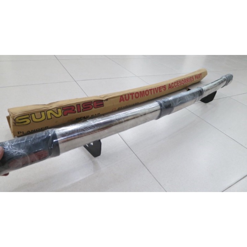BEMPER BELAKANG AVANZA / XENIA 2004-2018 STAINLESS OVAL REFLEKTOR