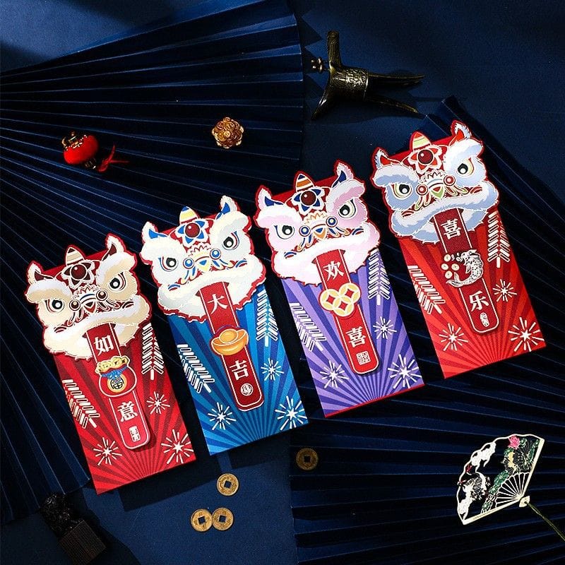 

Angpao Chinese Lunar Year BARONGSAI (4 lembar)