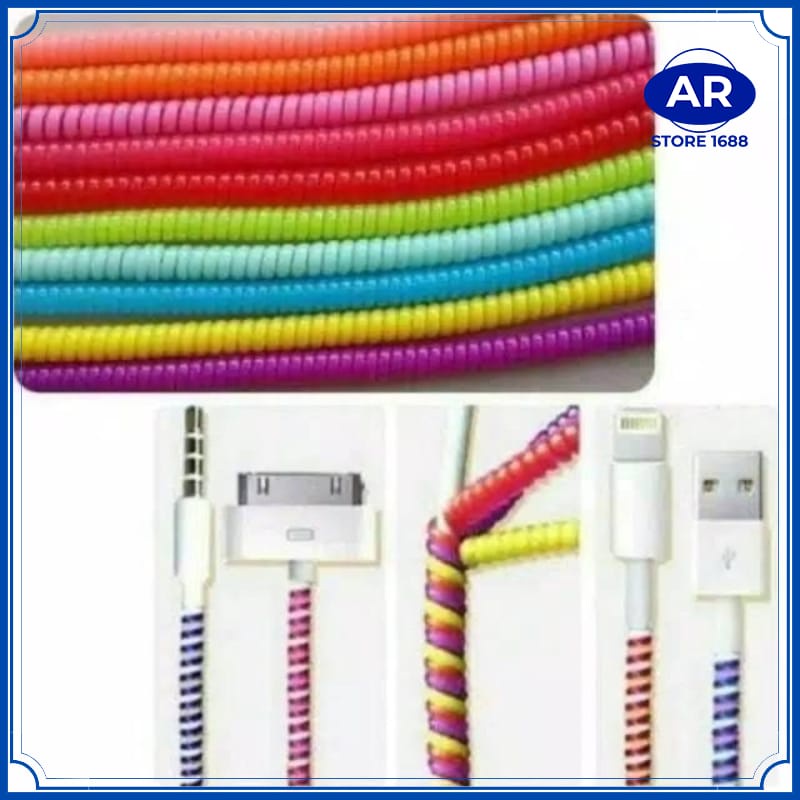 Pelindung Kabel Charger Universal Pelilit Kabel Hp Pelindung Cord Protector Casan- AR STORE1688