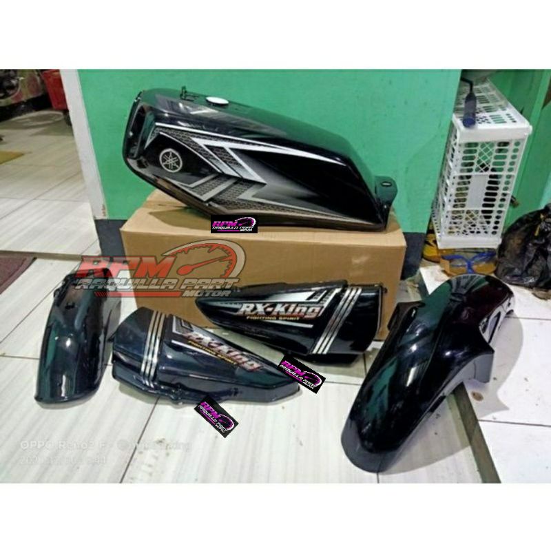 Cover Body Set Rx King Bodi Set Rx King Hitam Tahun 2004