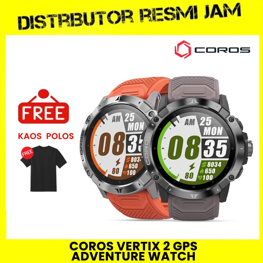 Jam Tangan Smartwatch COROS Vertix 2 GPS Adventure Watch