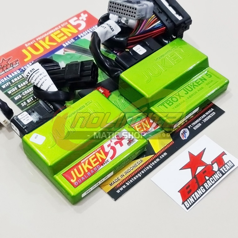 ECU BRT Juken 5 + Plus TBOX Dualband Yamaha Aerox 155 OLD ABS