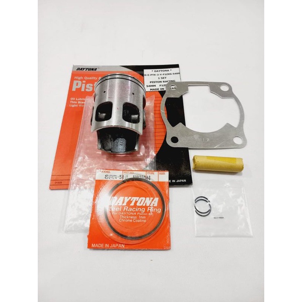 PISTON KIT DAYTONA YAMAHA FIZR BORE UP 54.00MM 120CC ORIGINALada yg 54.25.54.50.54.75.55.00