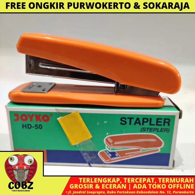 

JOYCO HD 50 STAPLER STAPLES HEKTER BESI ORANGE