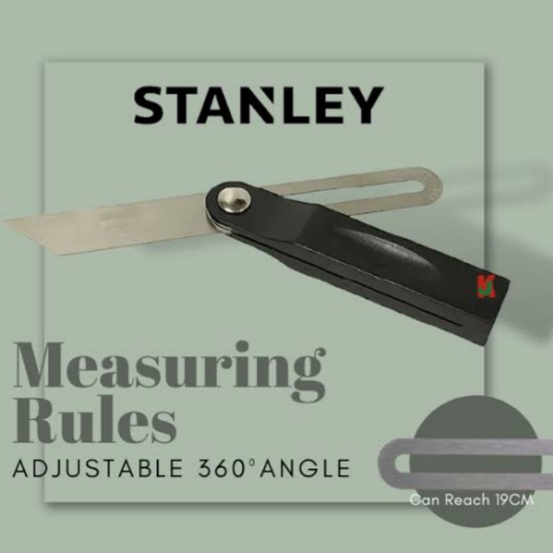 penggaris Siku 8" Stanley STHT46825 Bevel Stanley siku pengukur sudut