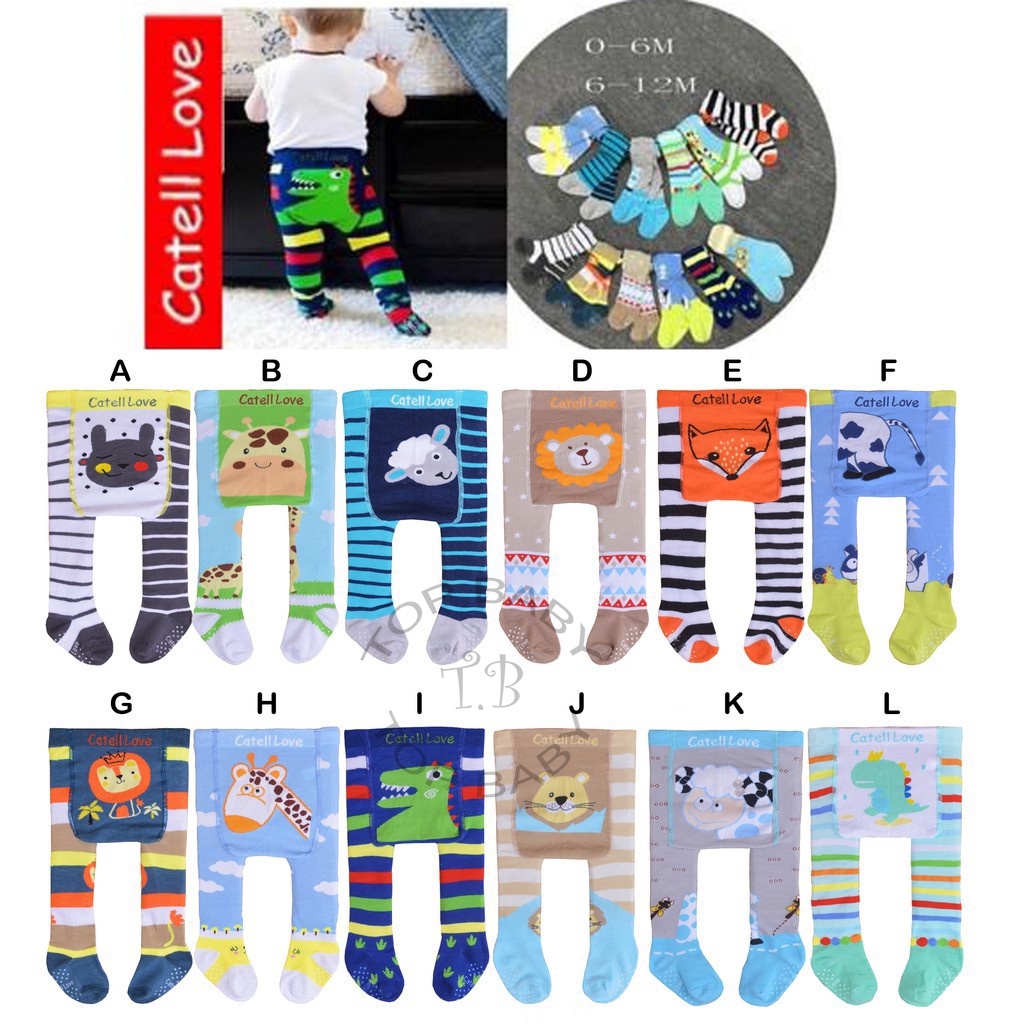 Legging Bayi Tutup Kaki Catell Love Boy - 4331