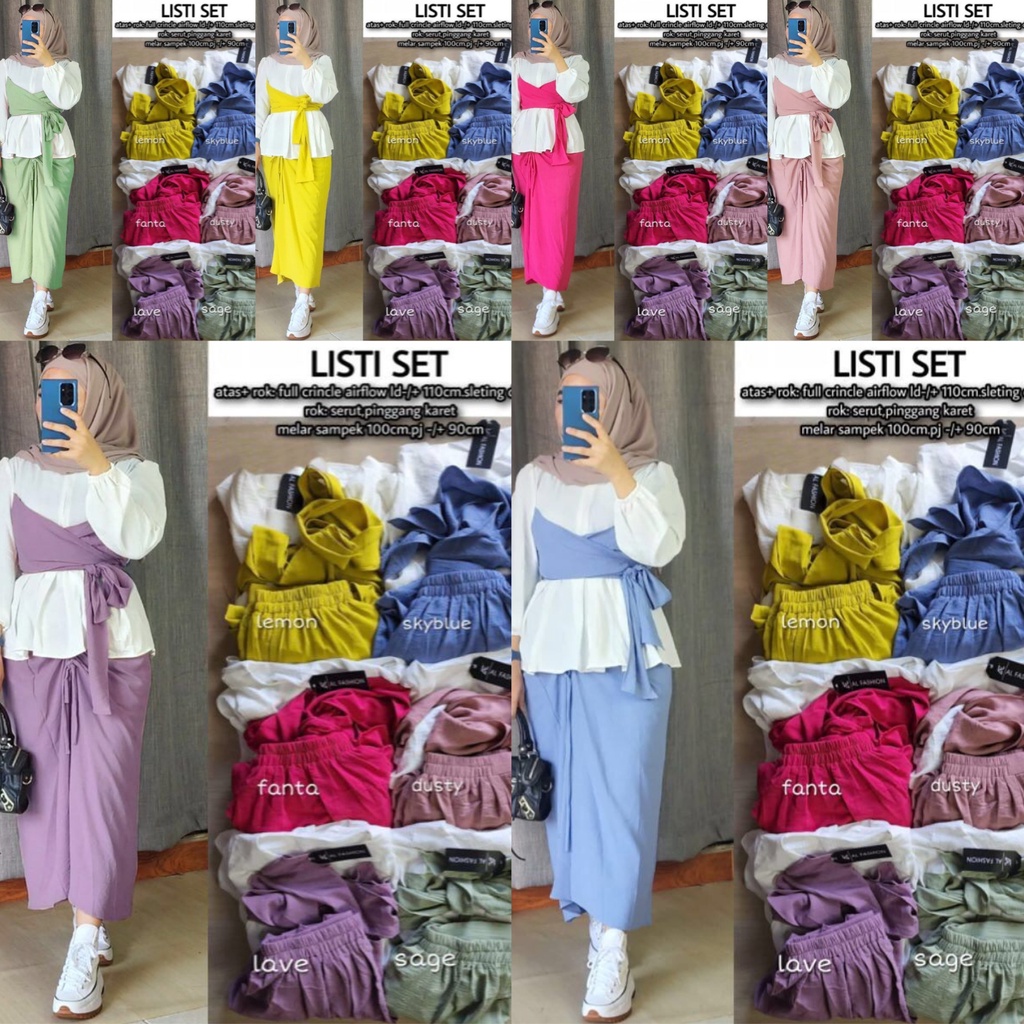 Lista  Set Rok / Set Rok / Set Rok Wanita / Set Rok Import / Setelan Wanita Kekinian / Setelan Wanita / Setelan / Set / Setelan Rok / Setelan Rok Wanita Kekinian / Setelan Rok Wanita / Baju Wanita Kekinian / Baju Wanita / Baju Wanita Terbaru / Baju Wanita