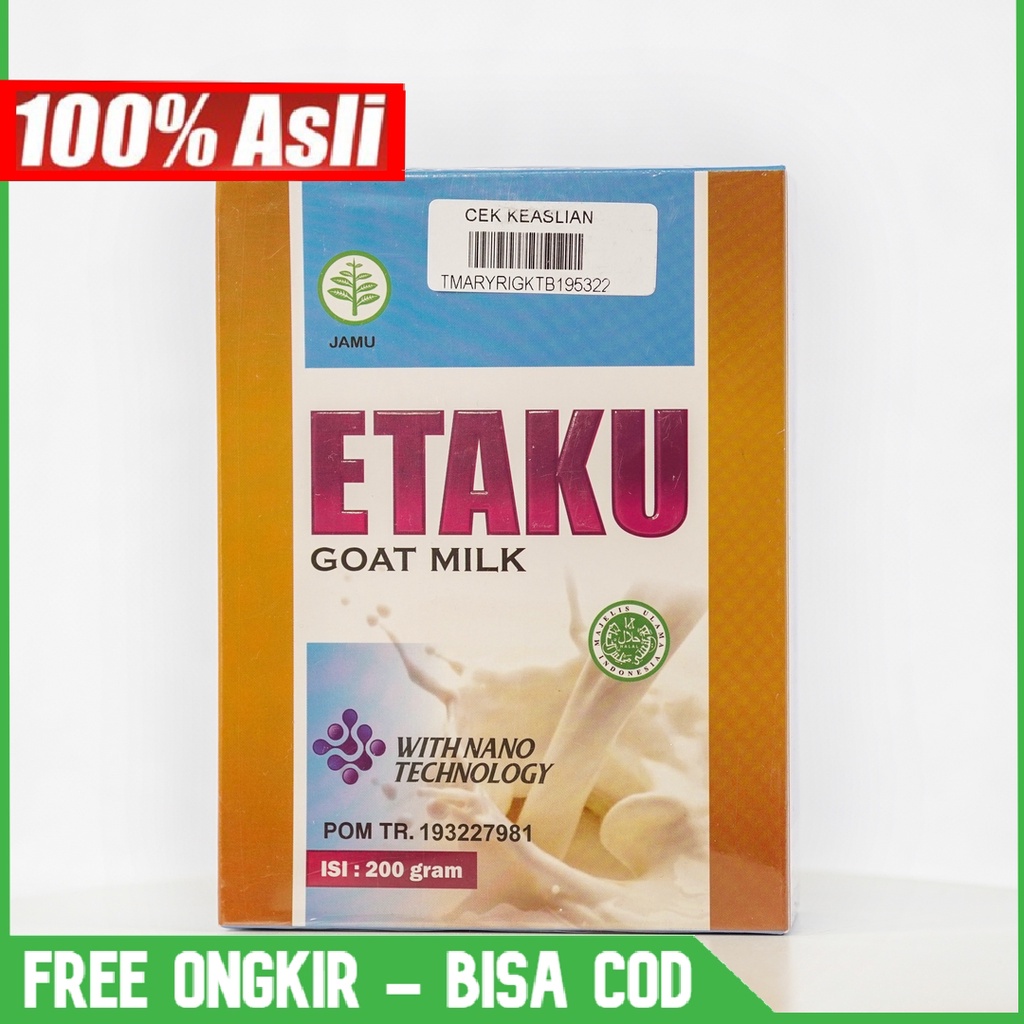 

Walatra ETAKU Susu Kambing Murni Asli 100% Original di Surakarta Solo Bisa COD (Bayar di Tempat)