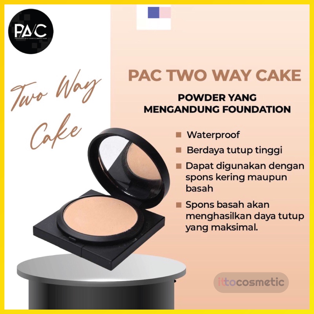PAC Two Way Cake New | Bedak TWC