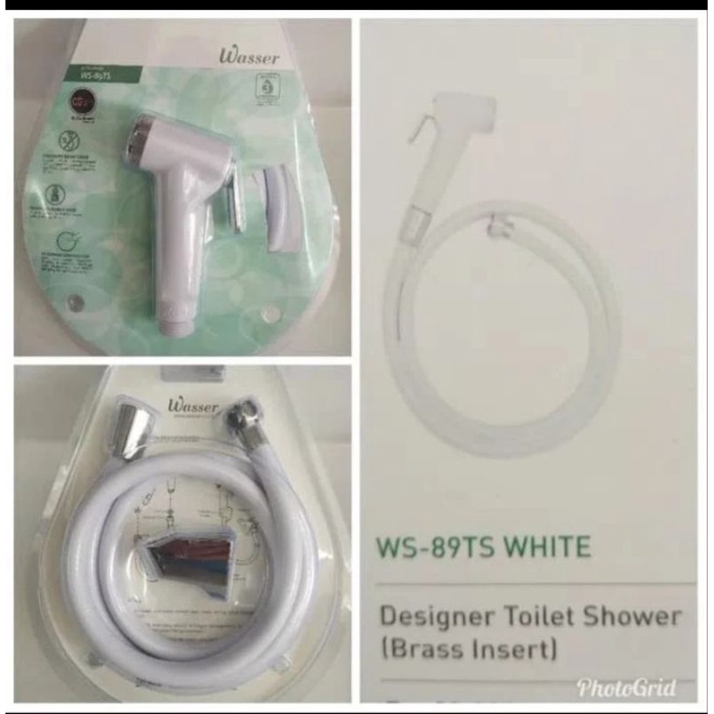 Toilet Shower Wasser Original WS 89 Ts Putih dan Ivory Jet shower closet