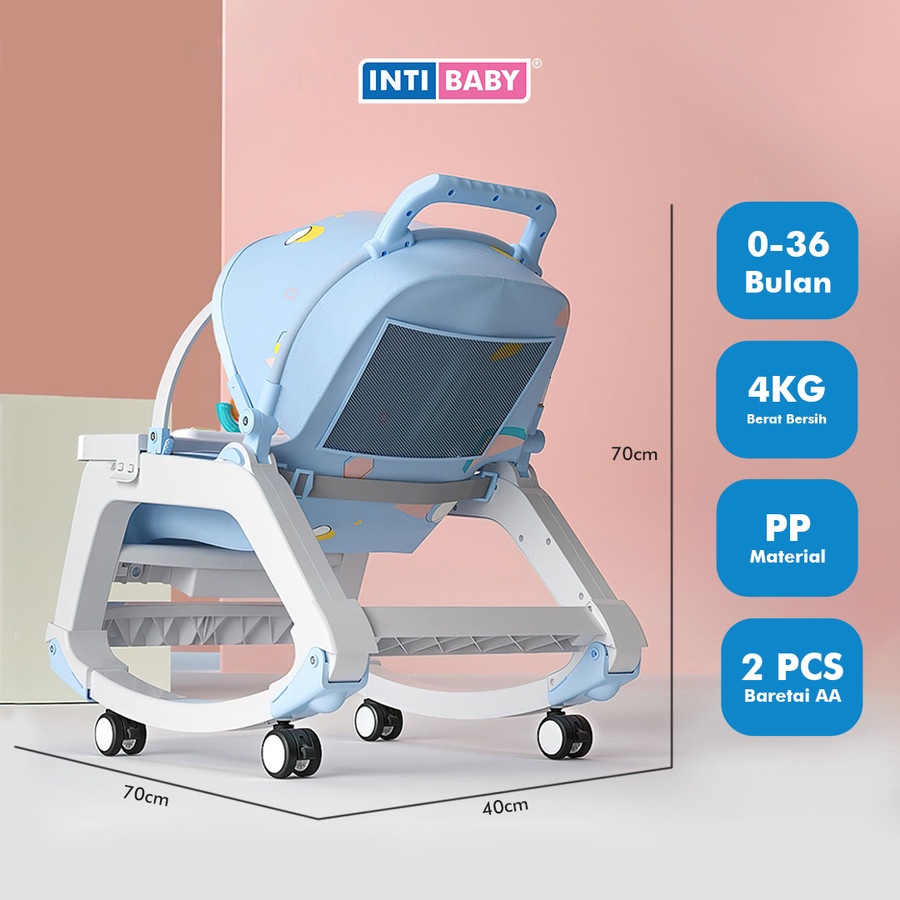 INTIBABY Kids Multifunctional Rocking Chair / Kursi Bayi 5 Mode