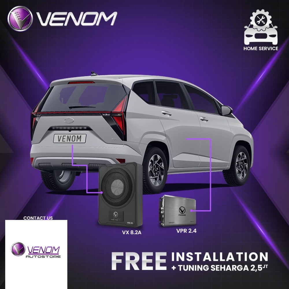 Venom Express Hyundai Stargazer Paket Audio Mobil Gratis Pasang
