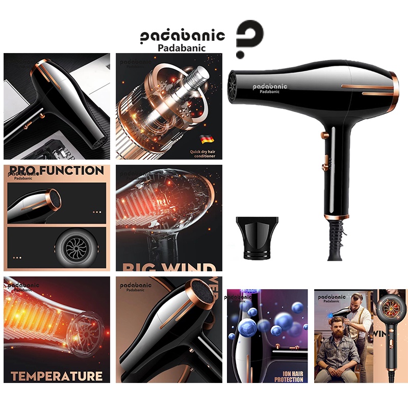 *HARGA PROMO 1 PAKET* Catokan pengering rambut Dan Hair Dryer Sisir Catok rambut