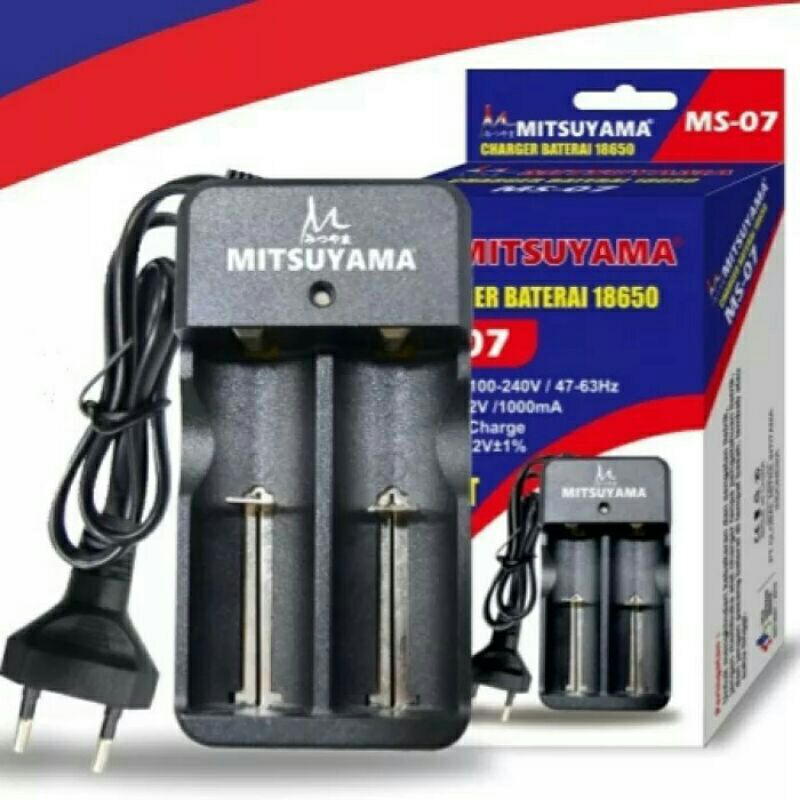 Charger Baterai 18650 2 Slot Universal Mitsuyama