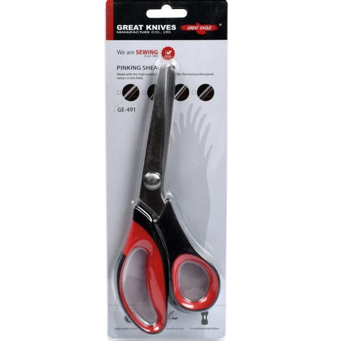 

Gunting Zig Zag Professional / Pinking Shears Merk Golden Eagle GE491