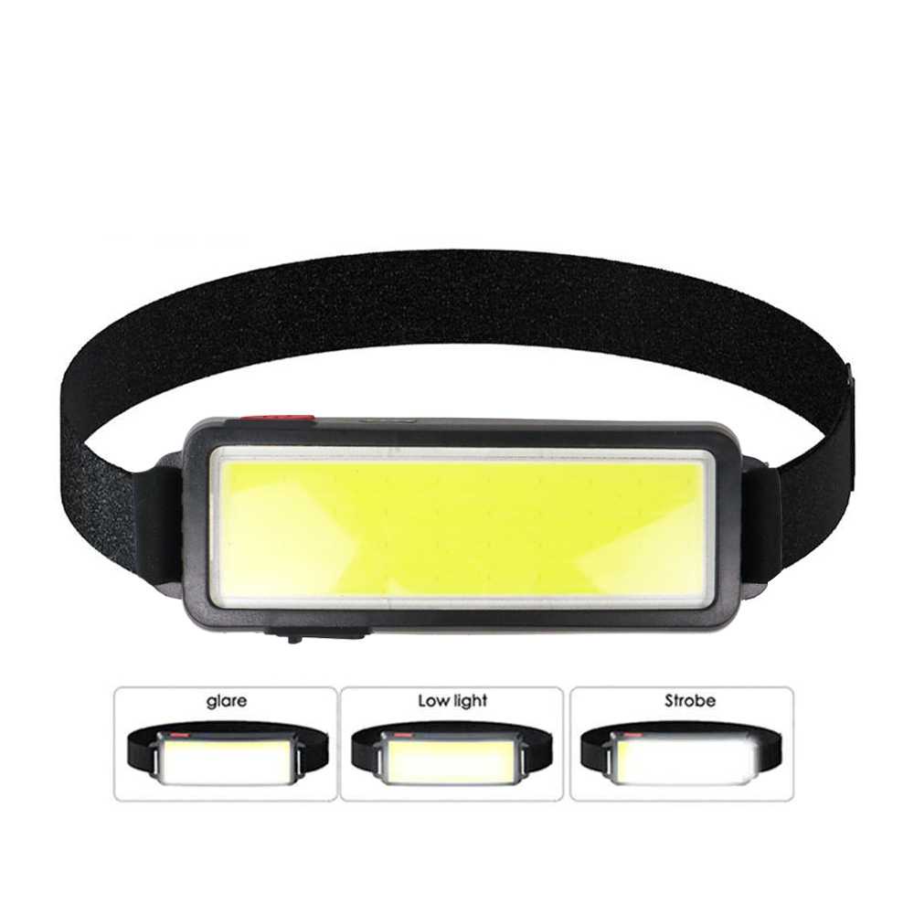 Pocketman Senter LED Kepala Headlamp Waterproof COB