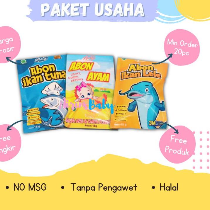 

⇢ ABON ABIQU 15GR ABON AYAM TUNA LELE MARLIN ABON NON MSG ABON BAYI BABY SNACK MPASI ヰ