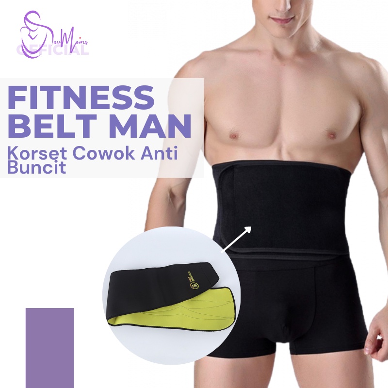 Korset Pria Pembakar Lemak Waist Man Pengecil Perut Corset Pelangsing Korset Bakar Lemak