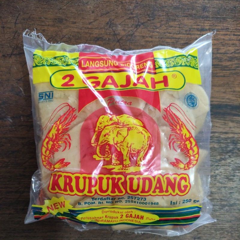 

2 gajah krupuk udang