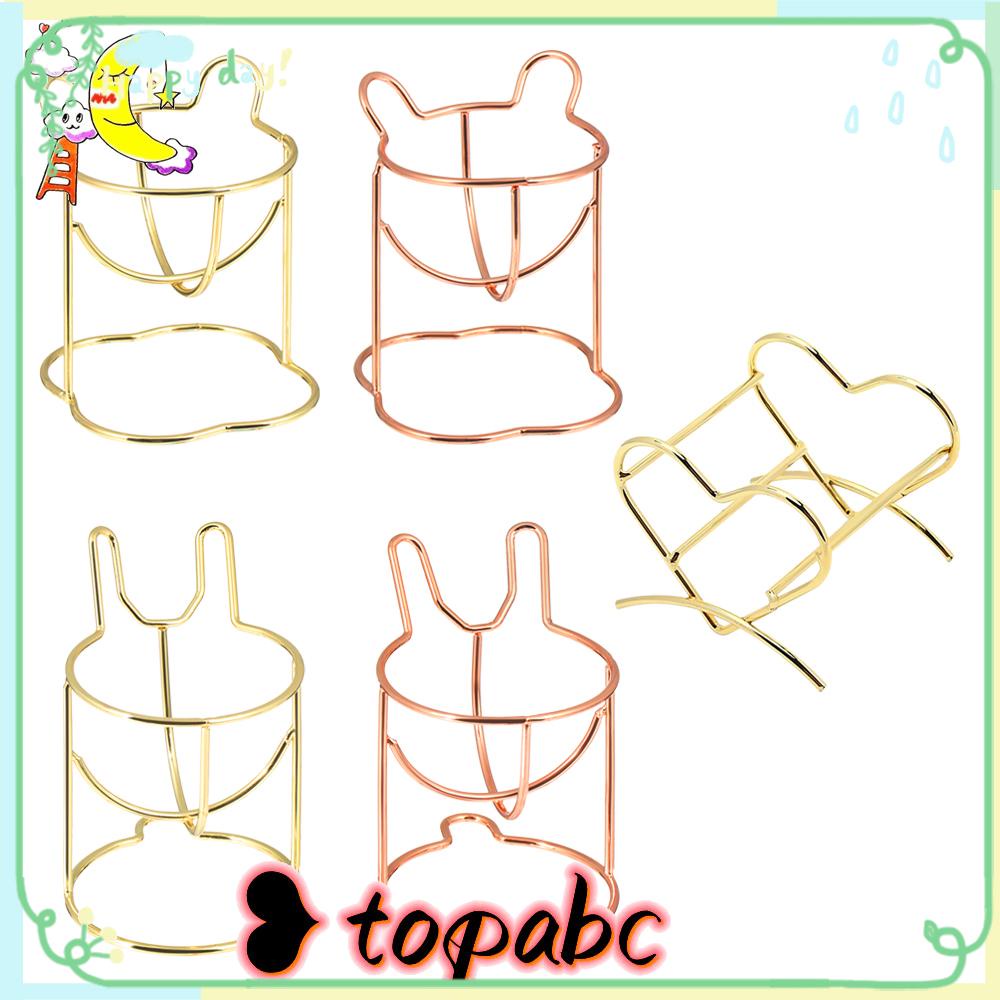 Top Puff Shelf Creative Women Metal Spons Pengering Berdiri