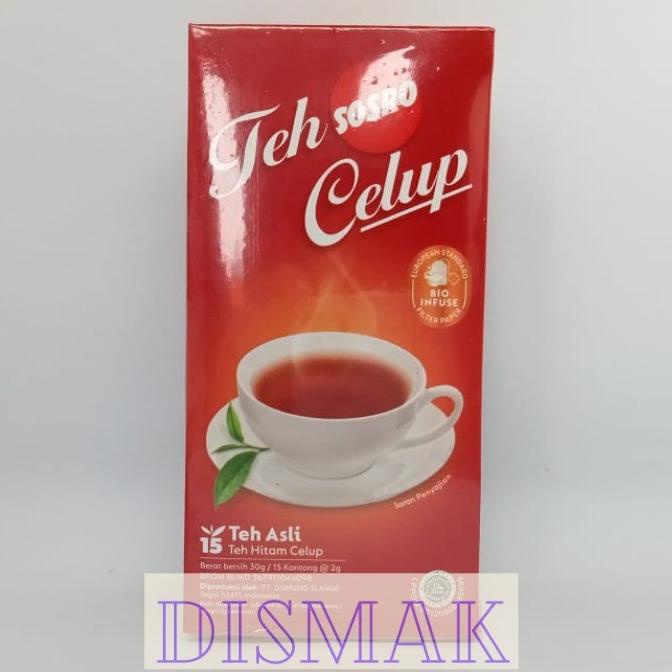

Teh Sosro Celup Black Tea 15 25 Pcs