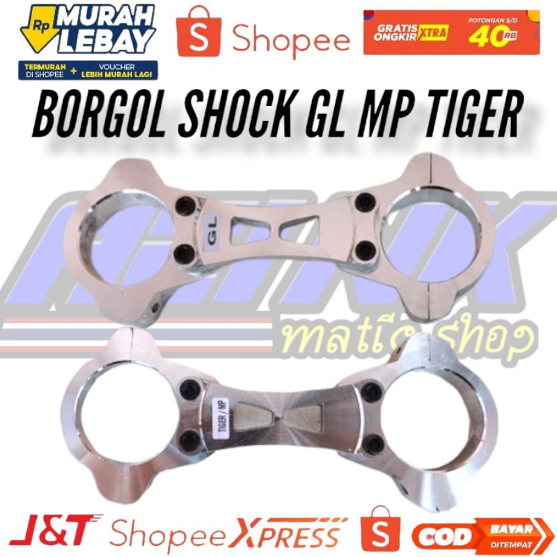 BORGOL SHOK DEPAN TIGER GL MP / PREDAM GETAR SHOCK DEPAN MODEL CNC