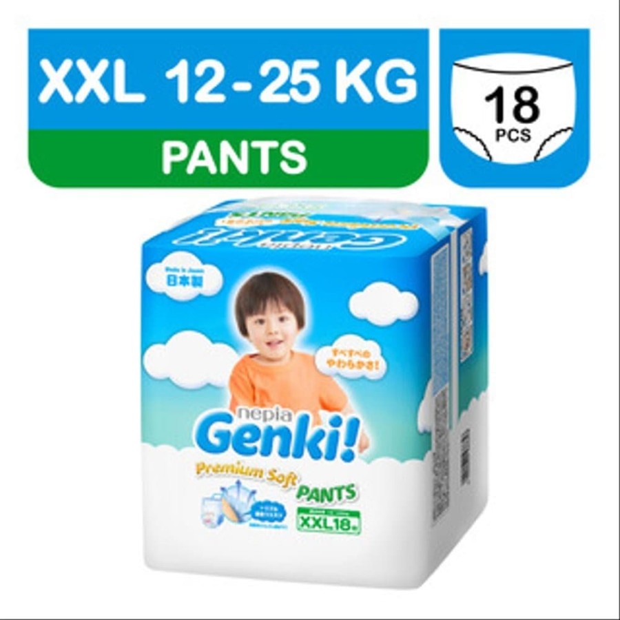 NEPIA GENKI XXL ISI 18 / GENKI XXL18 / 1 DUS ISI 6 PACK / 1 KARTON