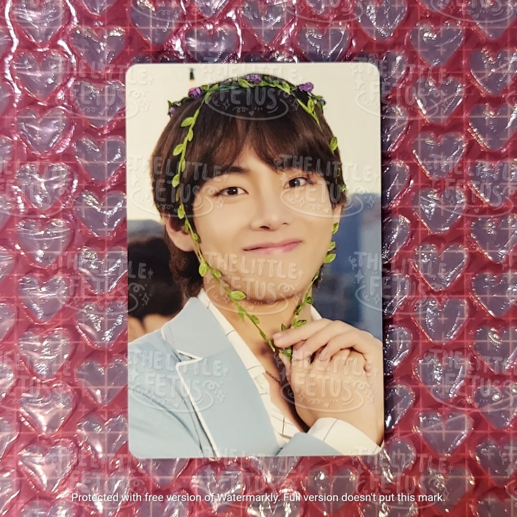 [BACA DESKRIPSI] PHOTOCARD PC BTS OFFICIAL DICON 101 TAEHYUNG TAE V DAUN