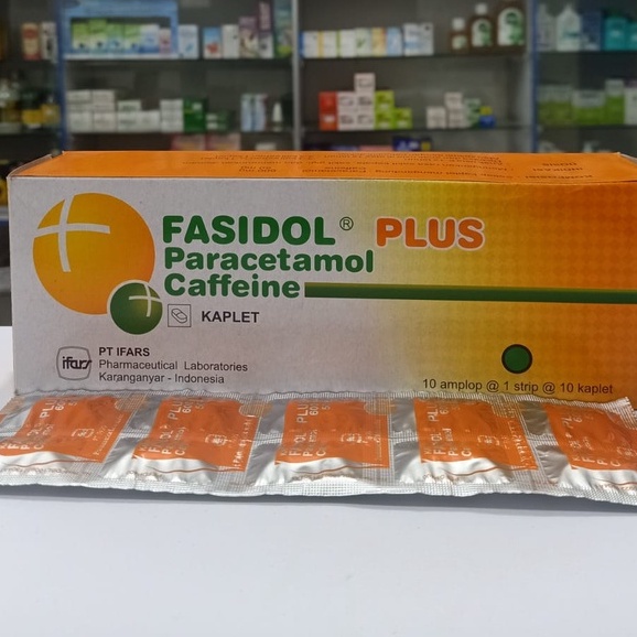 Fasidol Plus Tablet 600 mg Paracetamol Demam Sakit Kepala Nyeri 𝟏 𝐒𝐭𝐫𝐢𝐩 𝐢𝐬𝐢 𝟏𝟎 𝐓𝐚𝐛𝐥𝐞𝐭