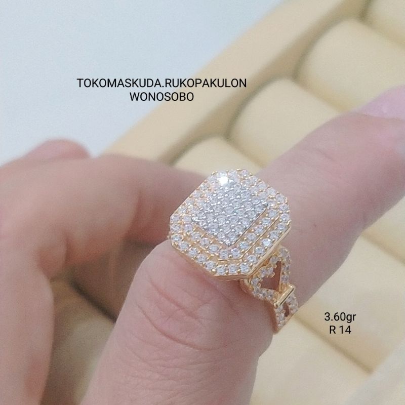 cincin fashion (emas kadar 8K)