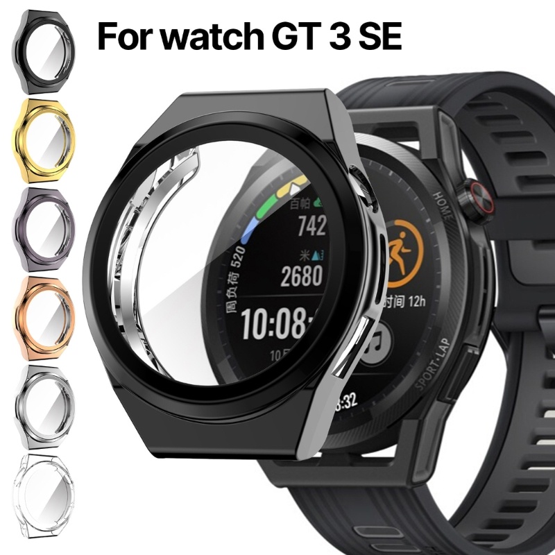 Zzz Cover Pelindung Untuk GT3 SE Watch Waterproof TPU Screen Protector-Shell Frame Smartwatch Housing Kaca Film Accessor