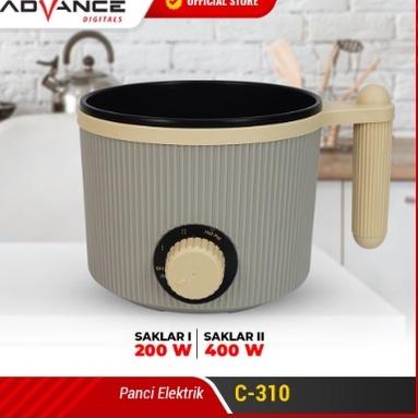 Diskon Terupdate Panci Listrik Elektrik Advance C-310 Multifungsi Warmer Steamer Cooker 18CM Lapisan Keramik