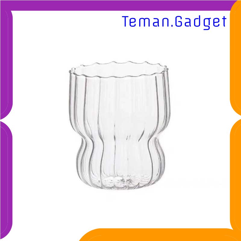 TG - DPR OTM Gelas Cangkir Oatmeal Cup Breakfast Crystal Glass Cup 260ml - T031