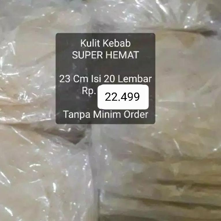 

ㅬ Kulit Kebab Harga Super Hemat 23 Cm Isi 20 Lembar Tortila Enak Tortilla Top パ