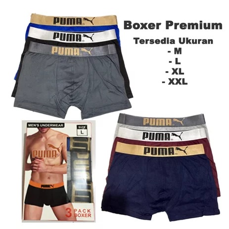 BEST SELLER !! 3pcs celana dalam pria boxer dewasa PREMIUM - CD Dalaman Kolor Laki laki IMPORT