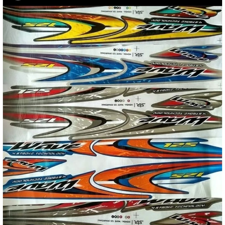 striping honda karisma / stiker / les karisma variasi thailand