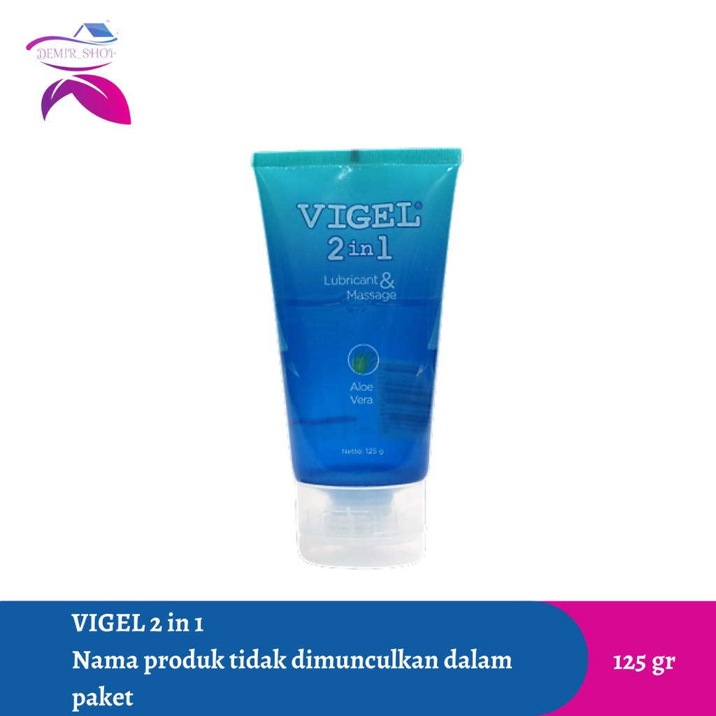 Vigel Lubricant &amp; Massage Gel 2in1 with Aloe Vera / Gel Pelumas Miss V