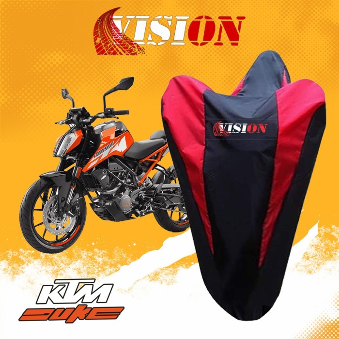 COVER MOTOR ,SARUNG MOTOR VISION KTM DUKE 200CC - 250 CC WATERPROOF