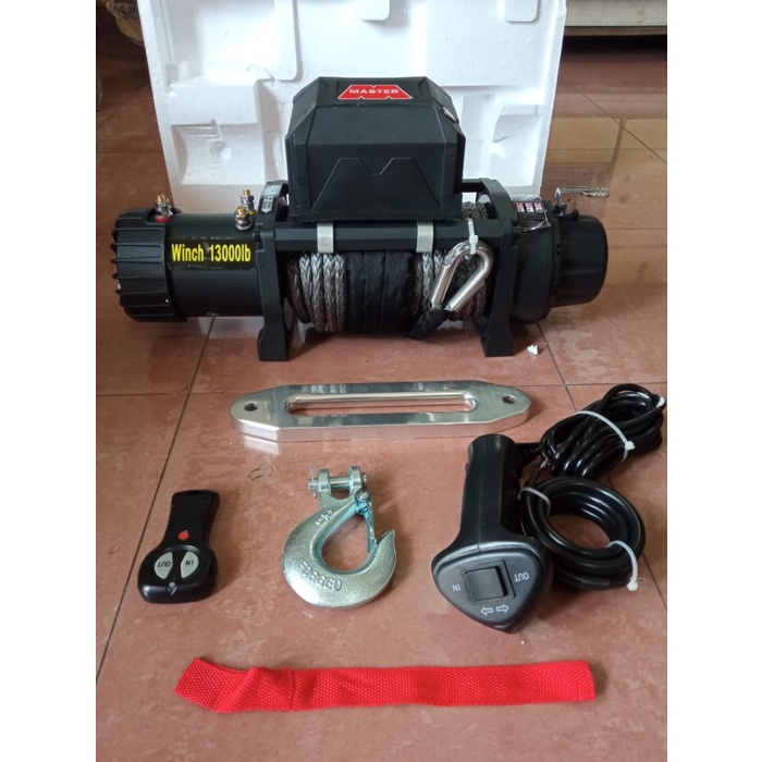 Winch Master 13000 13.000 lbs Tali Plasma Rope Offroad