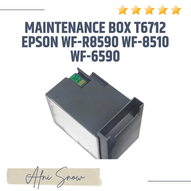 Maintenance Box T6712 T 6712 Epson WF-R8590 WF-8510 WF-8090 WF-6590