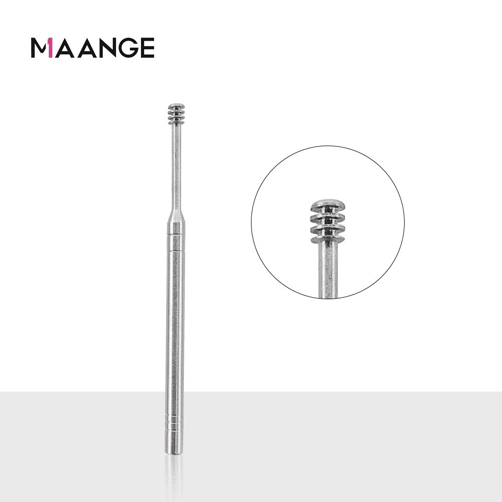 MAANGE3039  6pcs Alat Korek Kuping Telinga Pembersih Kotoran Ear Wax Stainless Steel Besi Earwax Alat Pembersih Telinga