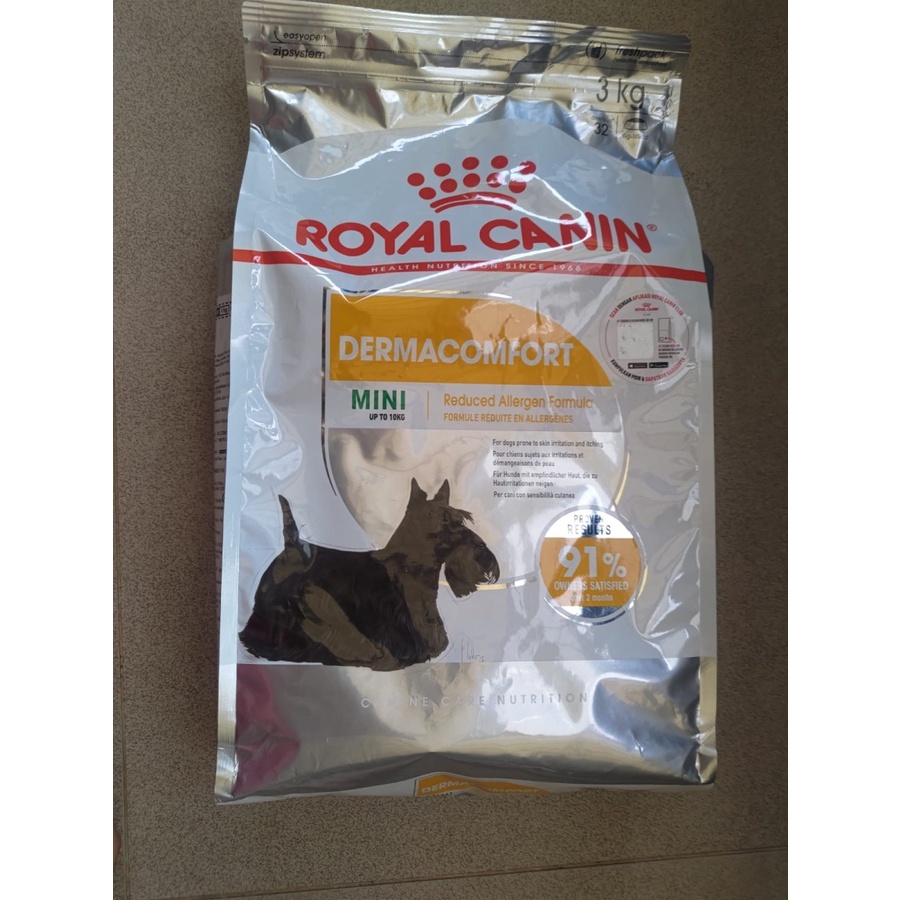 Royal Canin Dermacomfort Mini Super Premium Dog Food 3kg