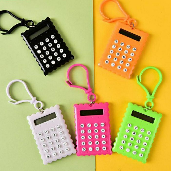 

TERJAMIN Gantungan Kunci Kalkulator 8 Digit