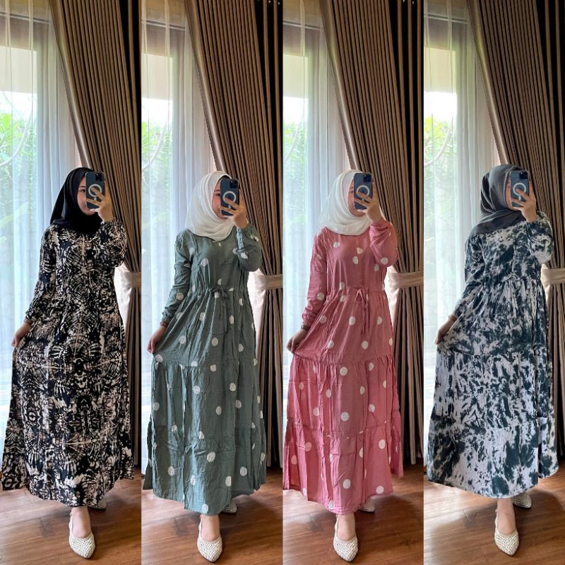 Luvema - Homey dress rayon| Homey dress bisui| Homey dress rampel| Real pict