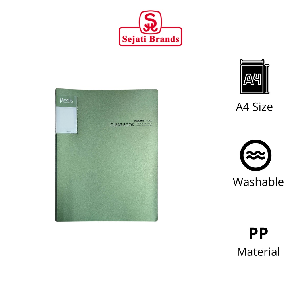 KINARY Map Plastik/Clear Holder/Dokumen Keeper A4 (HL-820)