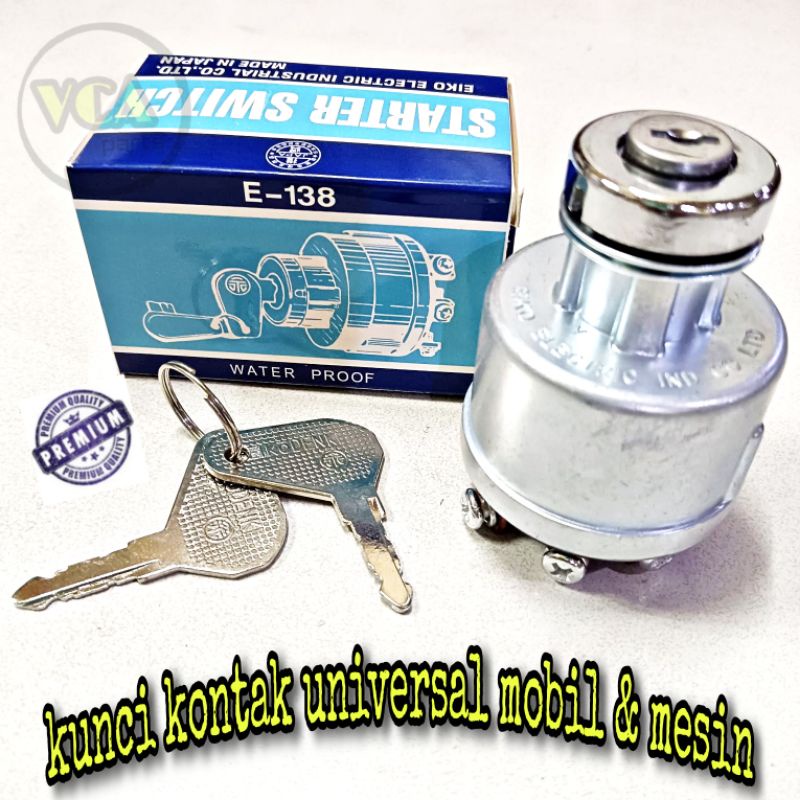 kunci kontak/starter switch untuk mesin genset &amp; forklift universal