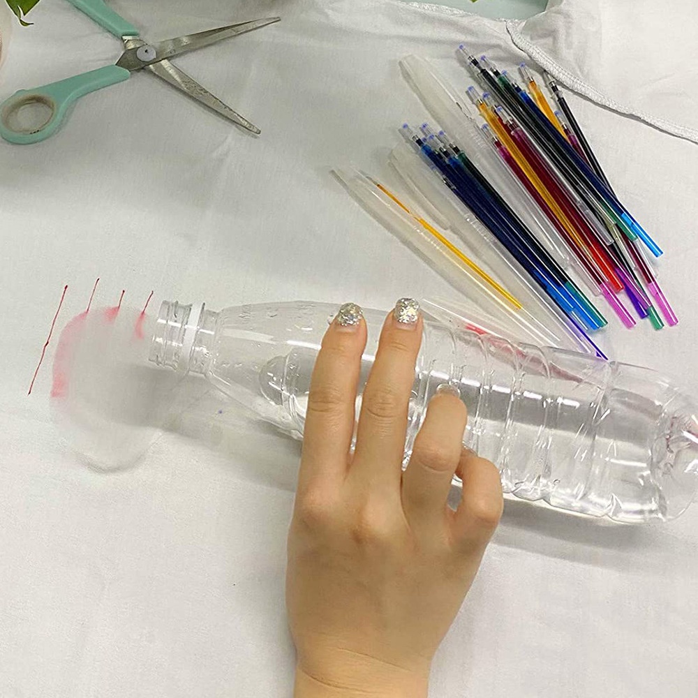 10pcs Refill Jahit Dengan Penghilang Suhu Tinggi/Wash Hot Erase Pen/Mark Marking Pen/Alat Jahit/Cocok Untuk Membuat Sepatu &amp; Pakaian &amp; Kerajinan Kulit &amp; Kreatif