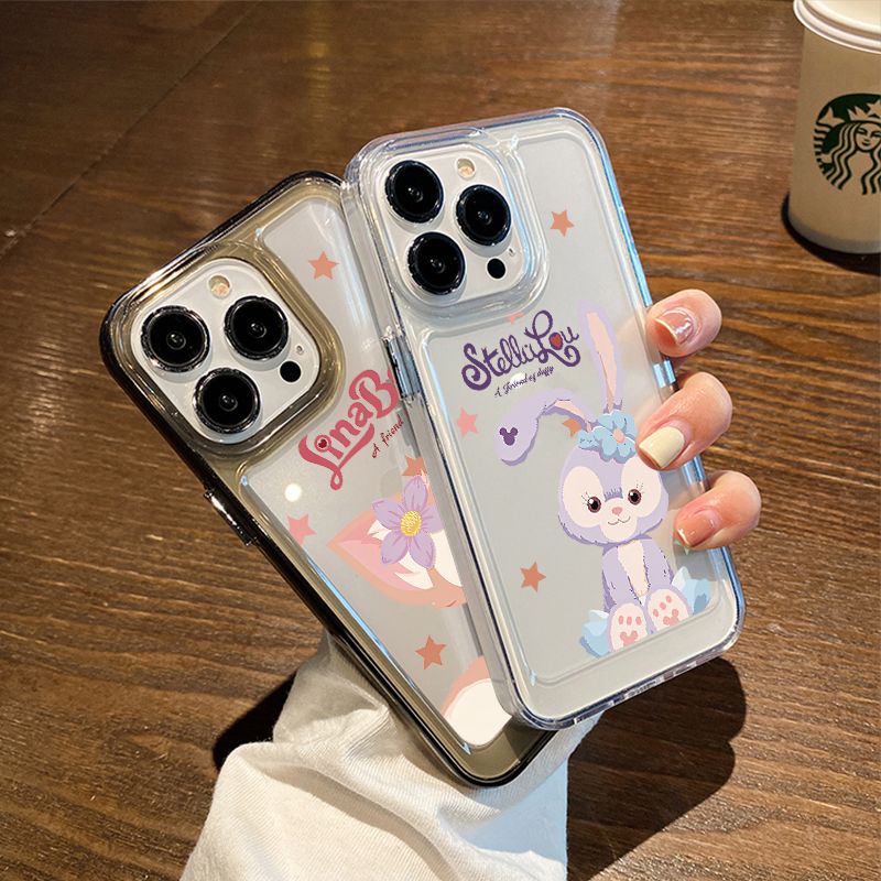 IPHONE Casing Imut Fox Shockproof Soft Phone Case Kompatibel Untuk Iphone11 14 13 12 Pro XS Max X XR 78 6 6S Plus Casing Transparan TPU Cover