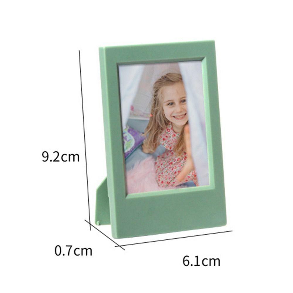 [Elegan] Tempat Foto Mini Kreatif Tempat Foto Polaroid Home Decor Mudah Digunakan Classic Photo Holder